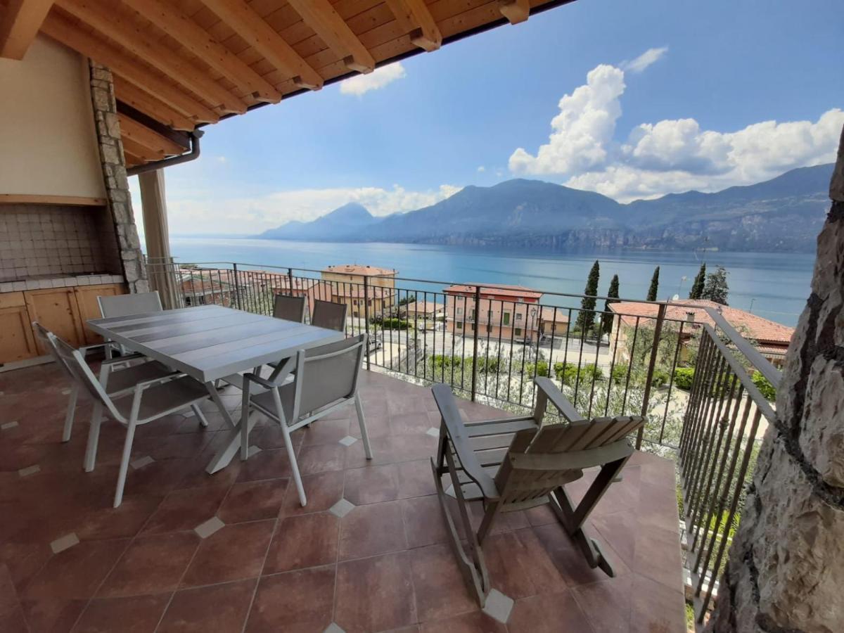 Bmp Apartment Deluxe 1 Jacuzzi Riscaldata Privata Vista Lago Di Garda ブレンゾーネ エクステリア 写真
